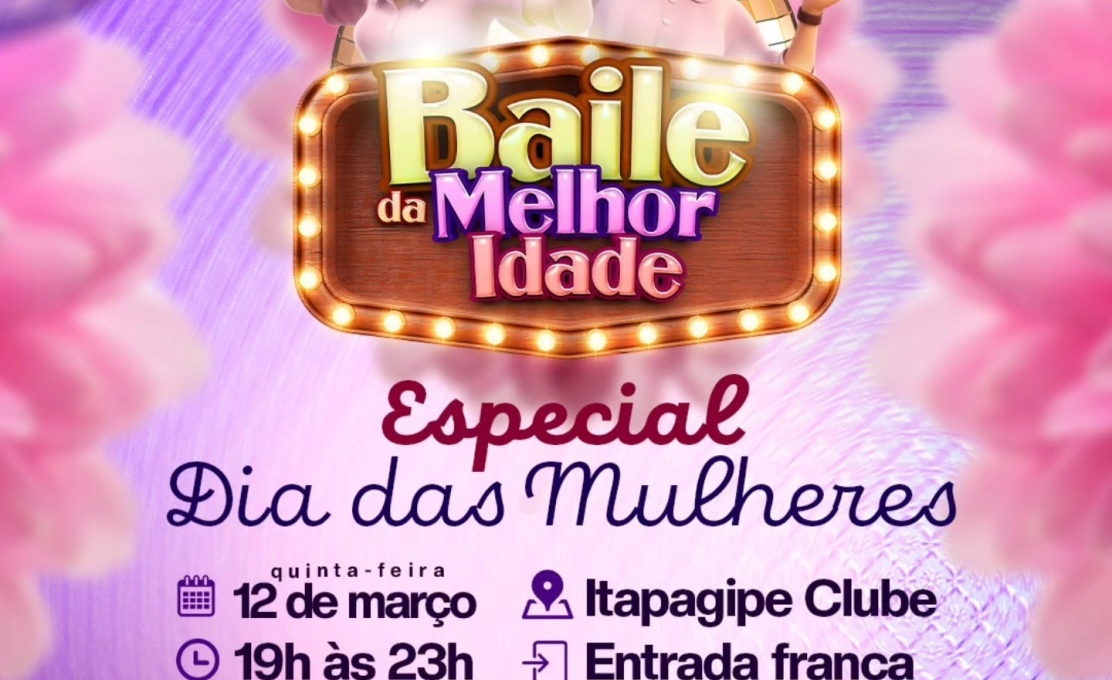 Alô mulherada, hoje é noite de dançar, sorrir e celebrar a vida