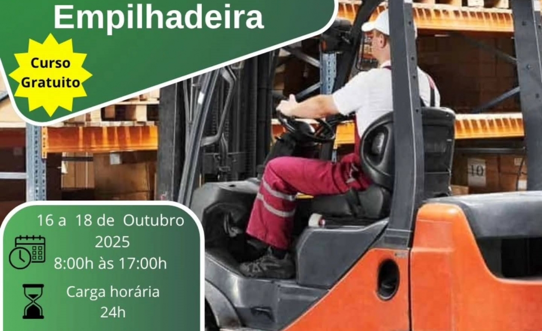 Prefeitura de Itapagipe, Sindicato Rural e SENAR oferecem curso gratuito de operador de empilhadeira