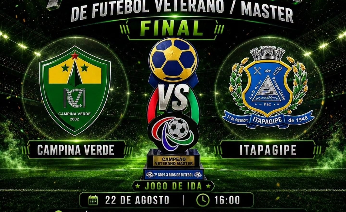 Itapagipe vai em busca do pentacampeonato na Copa Três Rios Veterano/Master