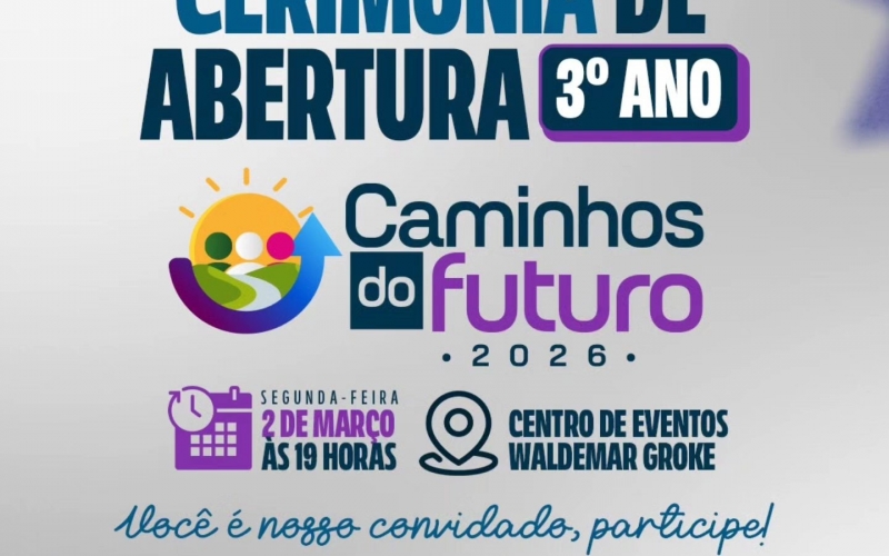 A Cerimônia de Abertura do 3º ano – Caminhos do Futuro 2026 marca o início de mais uma jornada de aprendizado