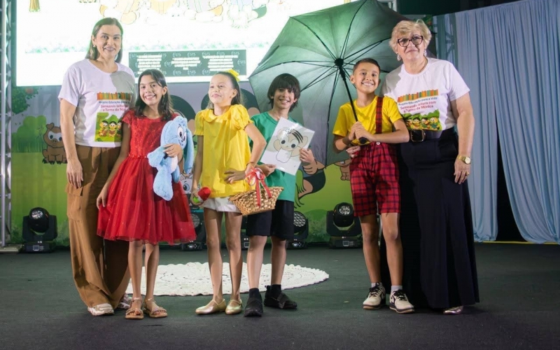 Semeando Leitura com a Turma da Mônica, Escola Municipal Gil Brasileiro da Silva conclui projeto com múltiplas ações