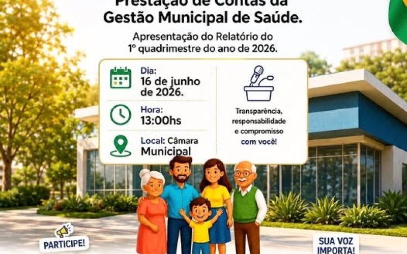 Audiência Pública de Prestação de Contas da Saúde será realizada nesta terça-feira em Itapagipe
