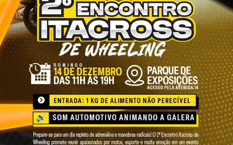 Tudo pronto para o 2º Encontro ITA CROSS de Wheeling