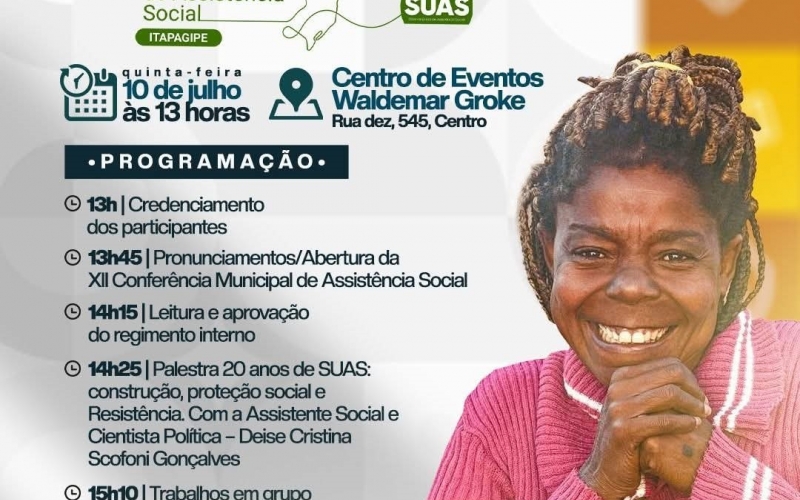 Itapagipe realiza a 12ª Conferência Municipal de Assistência Social