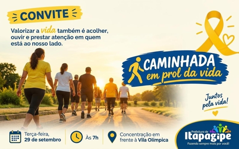 Convite especial: Caminhada em Prol da Vida