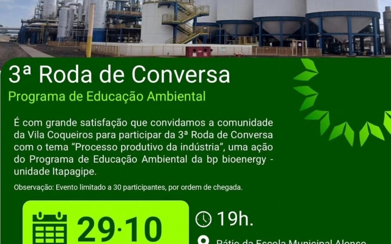 BP Bioenergy em parceria com a Prefeitura realiza a 3º Roda de Conversa na Vila Coqueiro