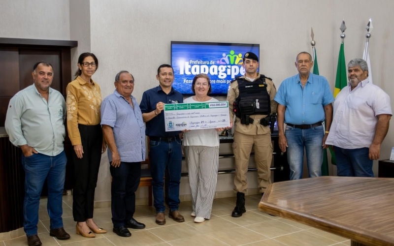 Prefeitura de Itapagipe realiza repasse de recurso ao CONSEPI