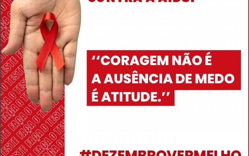 A Secretaria Municipal de Saúde de Itapagipe informa que o Dezembro Vermelho já começou