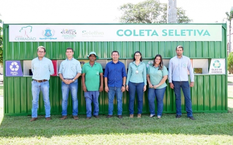 Fruto de parceria entre Usina Cerradão e a empresa Coleta Seletiva, o município recebeu ontem, 14 de janeiro