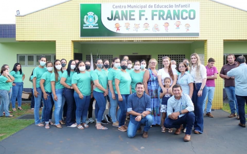 Reinauguração do Centro Municipal de Educação Infantil Jane Ferreira Franco