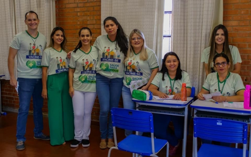 A Vacinação do projeto Saúde para todos, aconteceu nesta quarta 31 de agosto na Escola Estadual Alonso de Morais Andrade