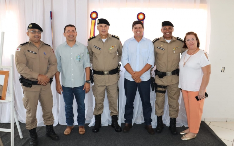 O prefeito Ricardo Garcia, Prestigiou a solenidade de Passagem de Comando em Frutal