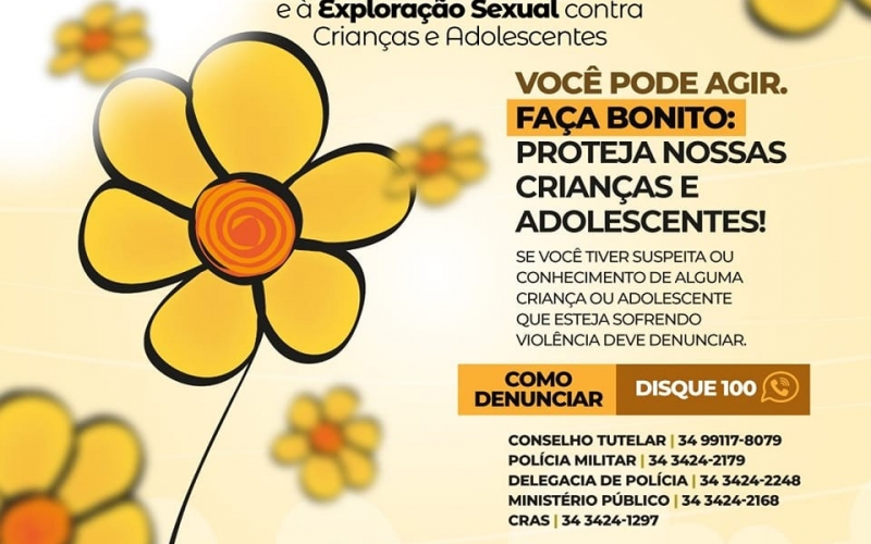 18 de Maio Dia Nacional de Combate ao Abuso e á Exploração Sexual contra Crianças e Adolescentes