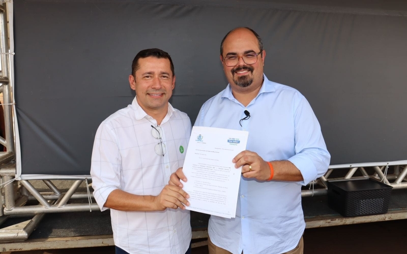 O Prefeito Ricardo Garcia esteve hoje na cidade de Uberaba em agenda com o vice-governador Matheus Simões