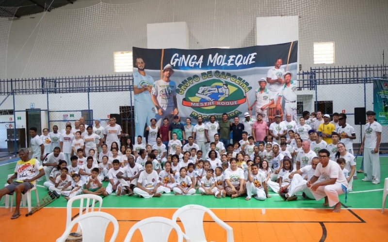 O II Encontro de Capoeira Ginga Moleque foi realizado neste domingo, dia 22 de outubro, no Ginásio Poliesportivo