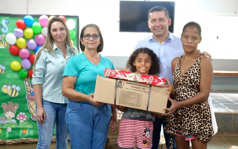 A Prefeitura de Itapagipe contou com a doação de brinquedos realizada pela Usina BP Bunge