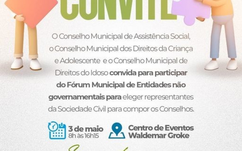 Convite Conselho Municipal de Assistência Social