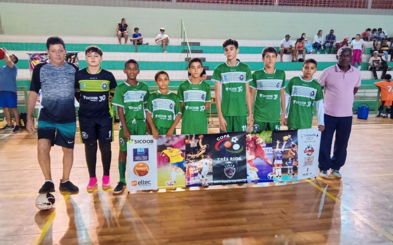 Copa Três Rios de Futsal: Itapagipe sub-13 vence e sub-15 sofre derrota em Paulo de Faria